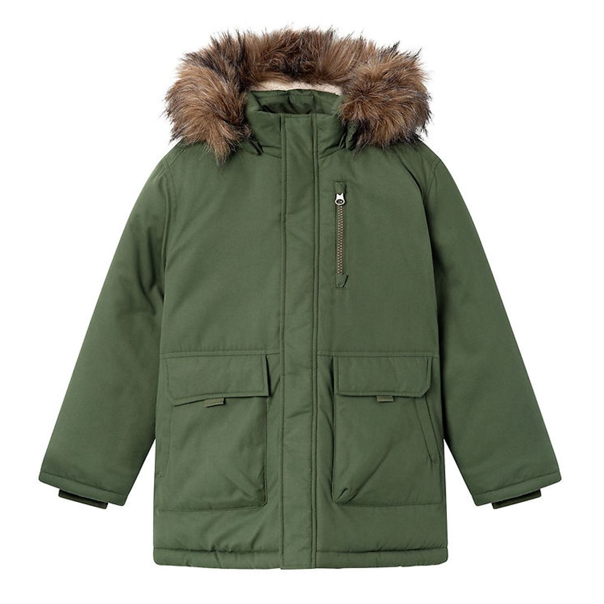 Name It Vinterjakke - NkmMaster05 Parka - Thyme