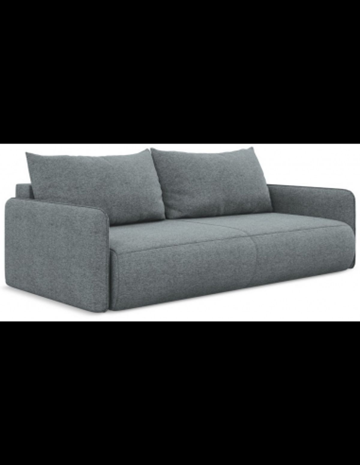 Nanea sovesofa i chenille B216 cm - Jeansblå