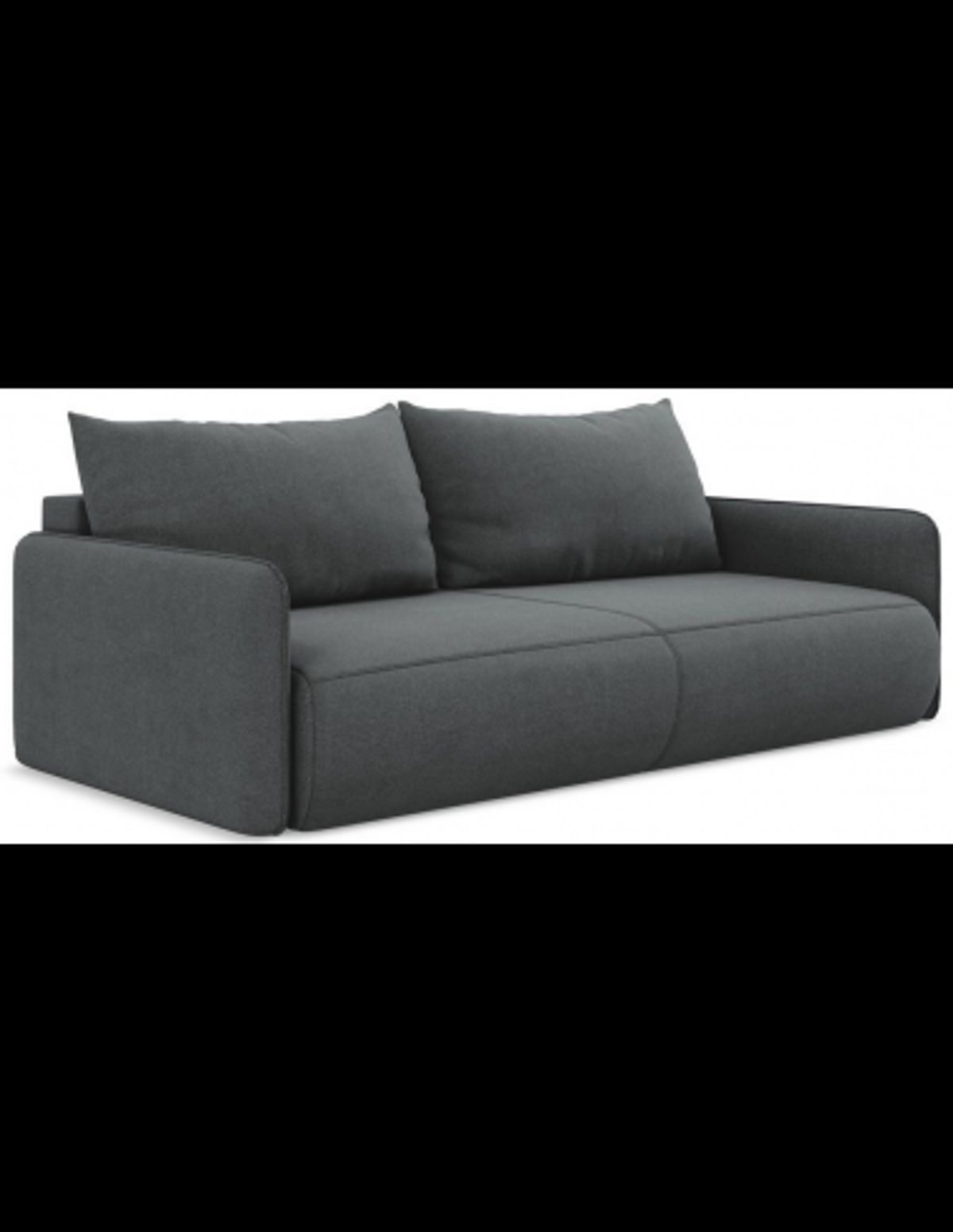 Nanea sovesofa i polyester B216 cm - Grå