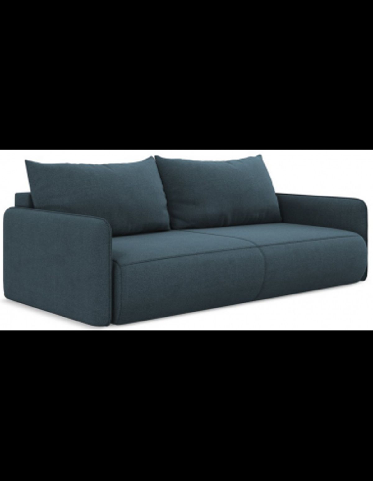 Nanea sovesofa i polyester B216 cm - Jeansblå