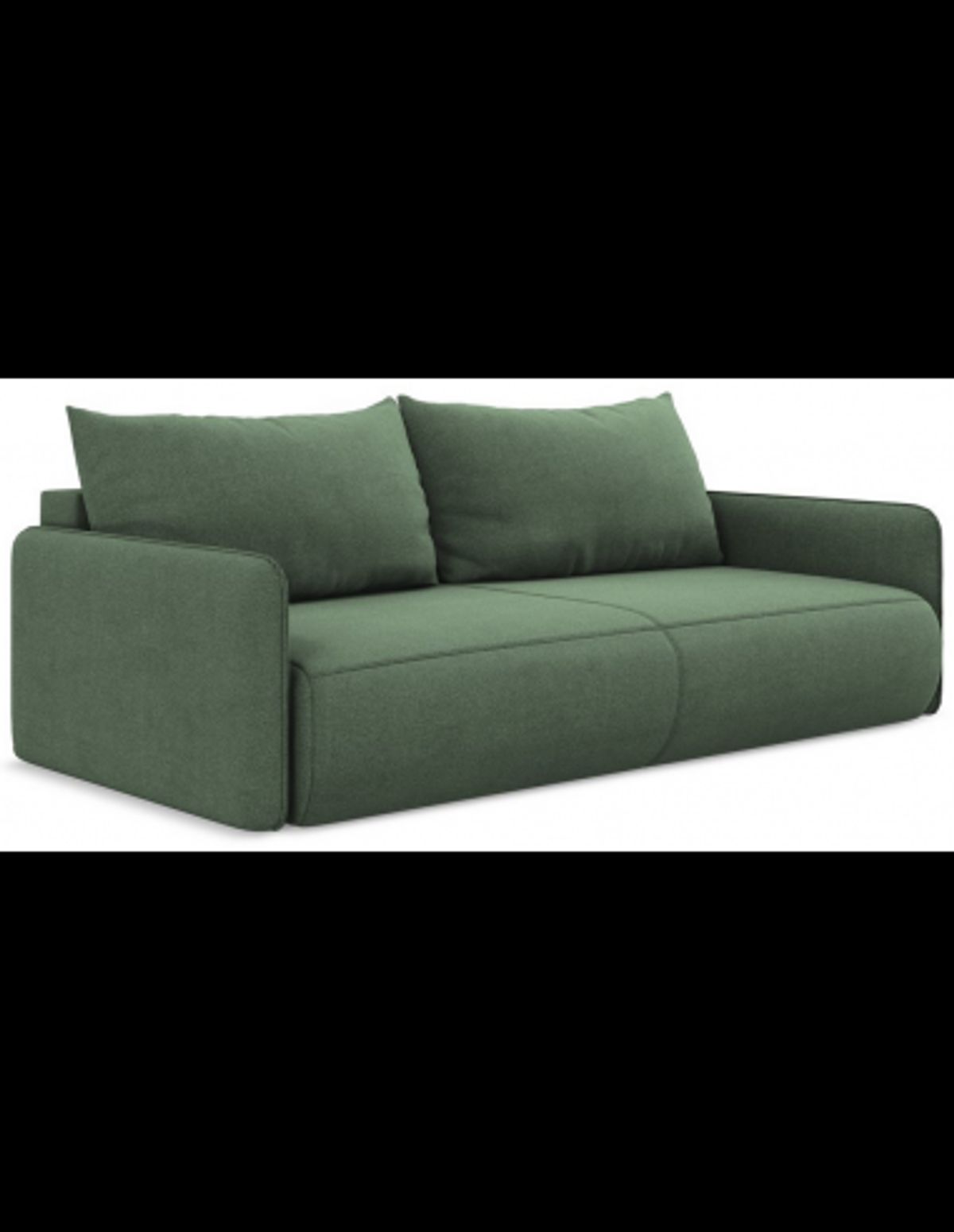 Nanea sovesofa i polyester B216 cm - Mint