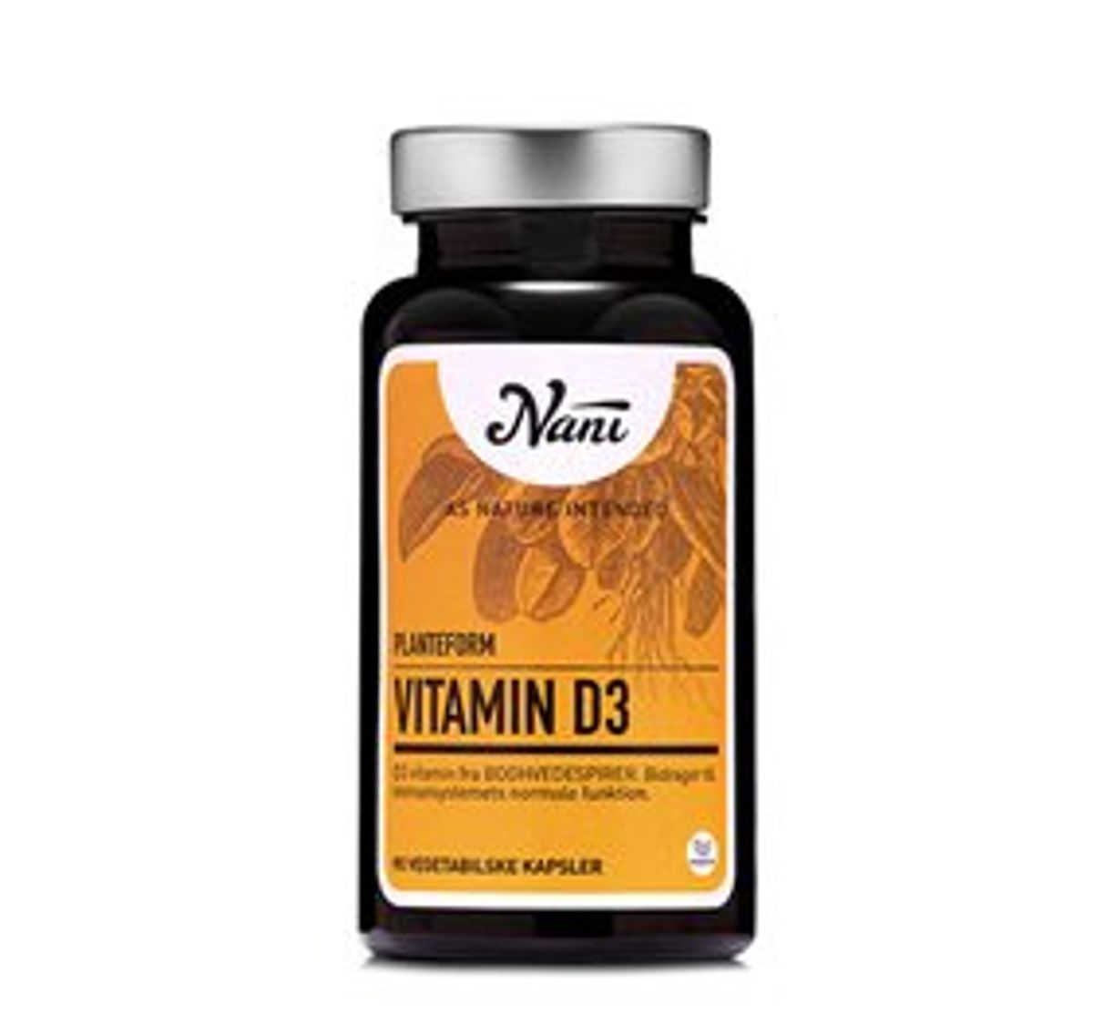 Nani Vitamin D3 planteform 90 kaps.