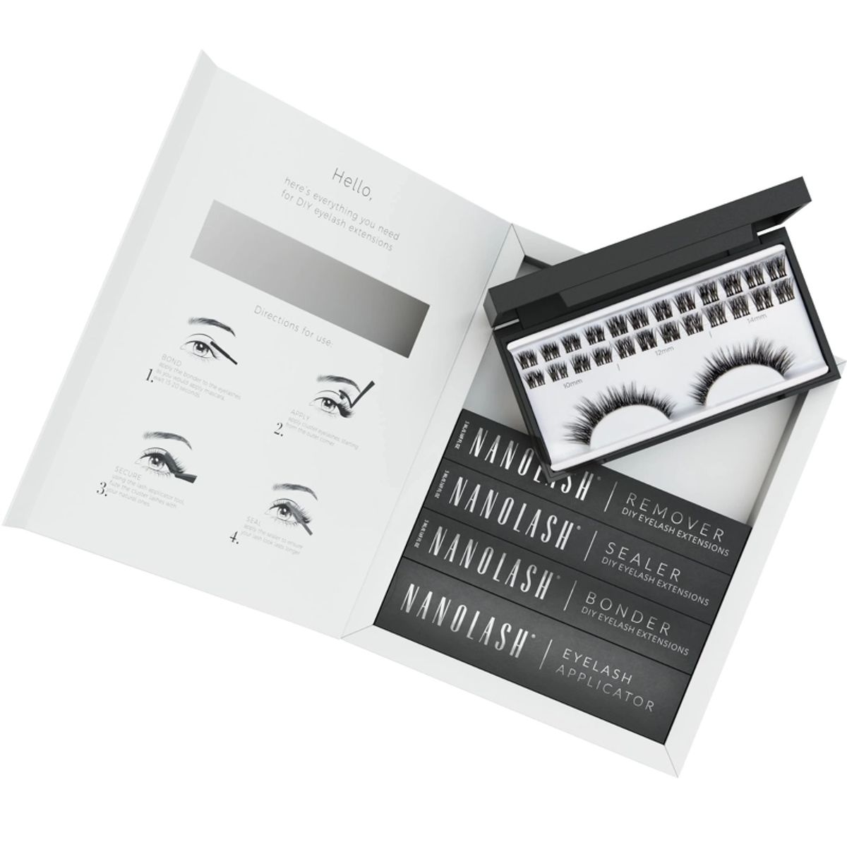 Nanolash DIY Eyelash Extensions Starter Kit - Heartbreaker