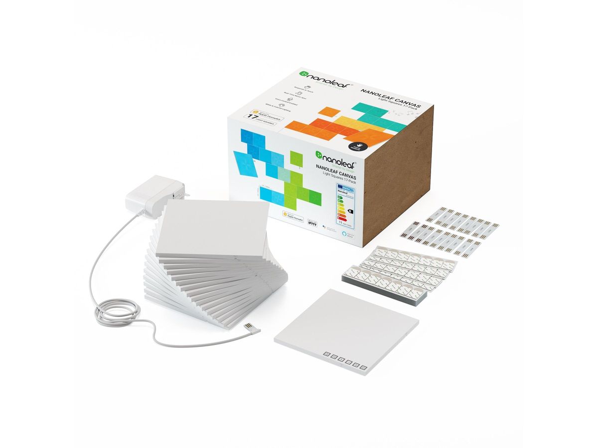 Nanoleaf - Canvas Starter Kit - 17PK