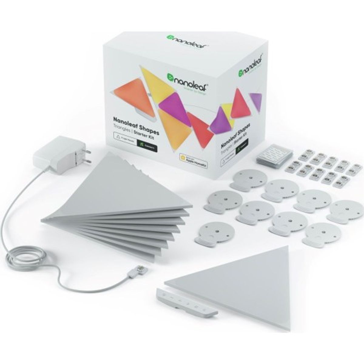 Nanoleaf Shapes Triangles, 9 paneler, startpakke