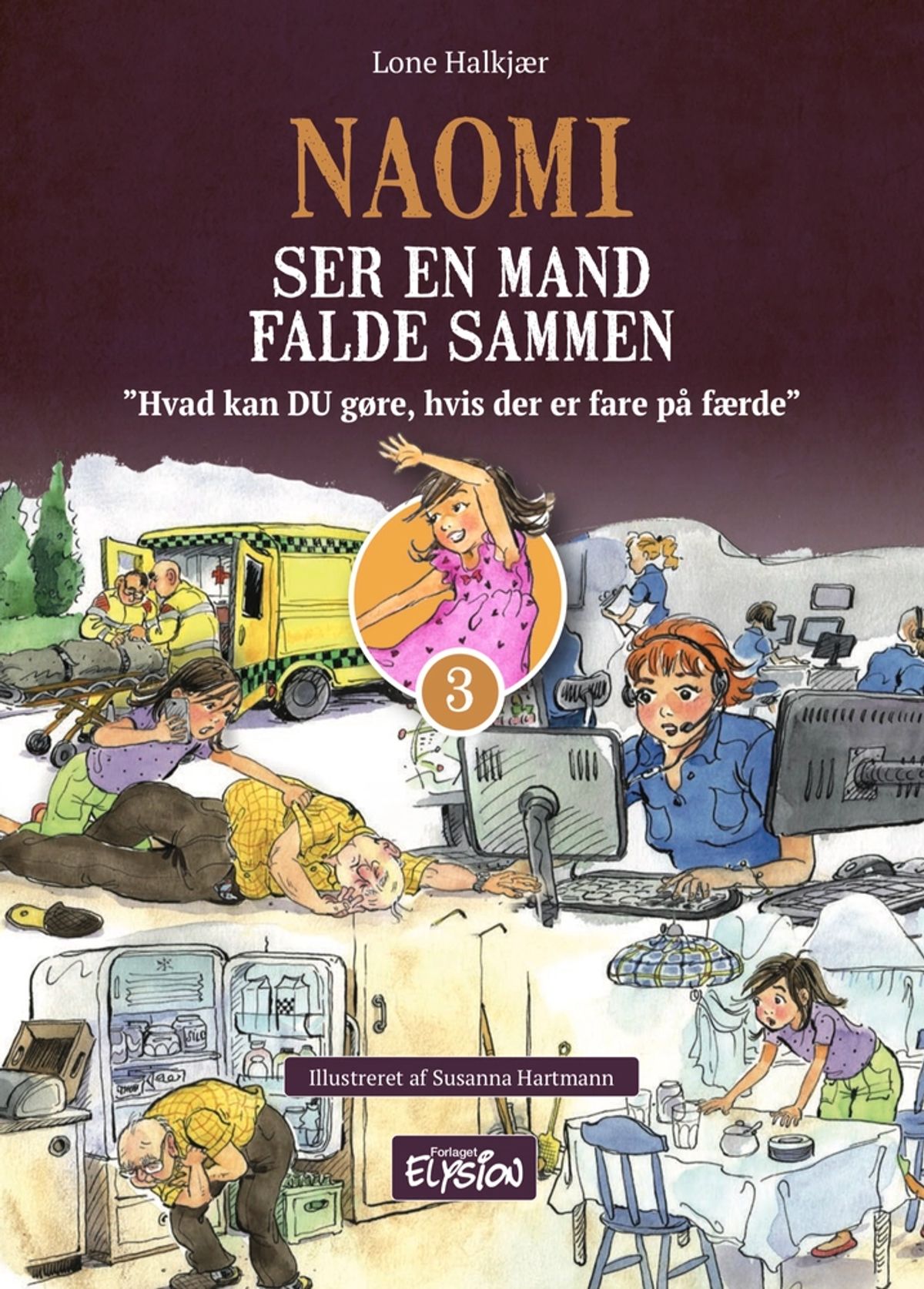 Naomi ser en mand falde sammen