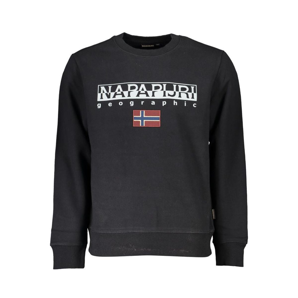 Napapijri Black Cotton Men Sweater