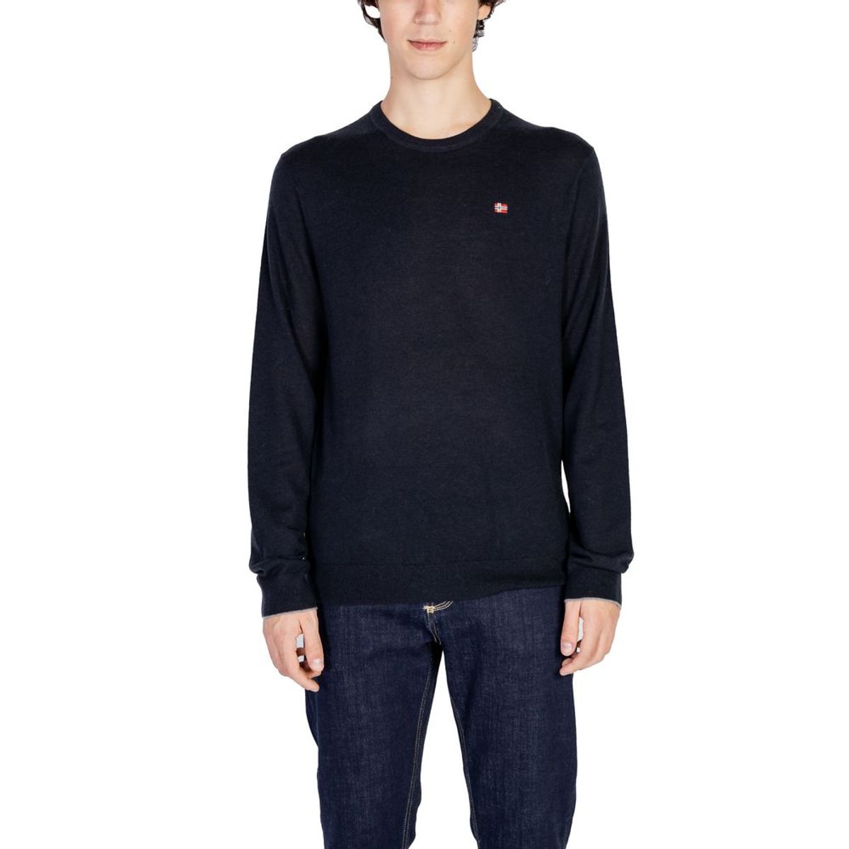 Napapijri Black Wool Sweater