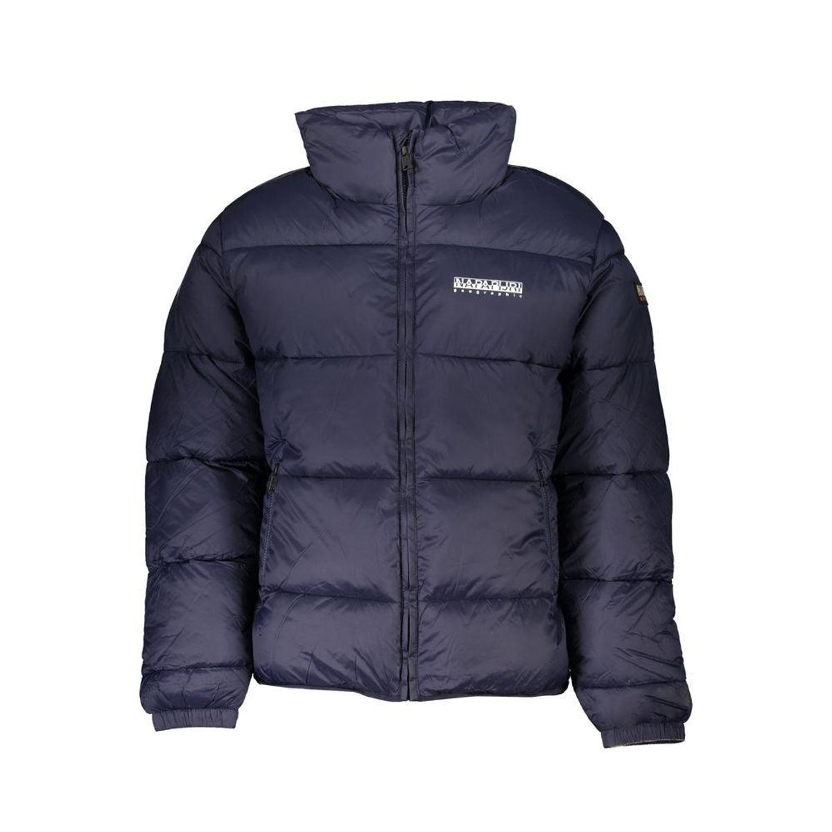 Napapijri Eco-Conscious Blue Jacket with Sleek Design