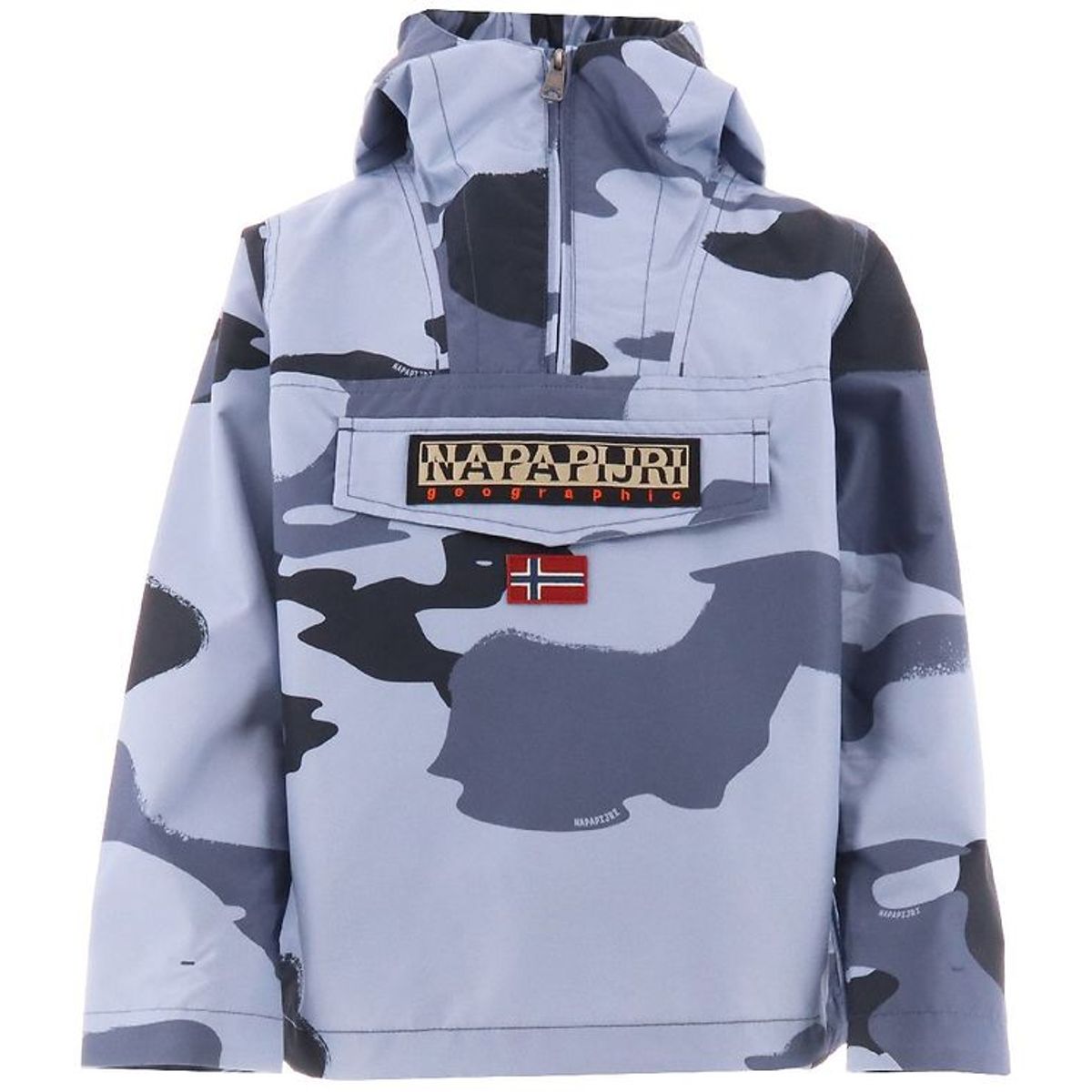 Napapijri Sommerjakke - Rainforest Anorak - Blue Camouflage