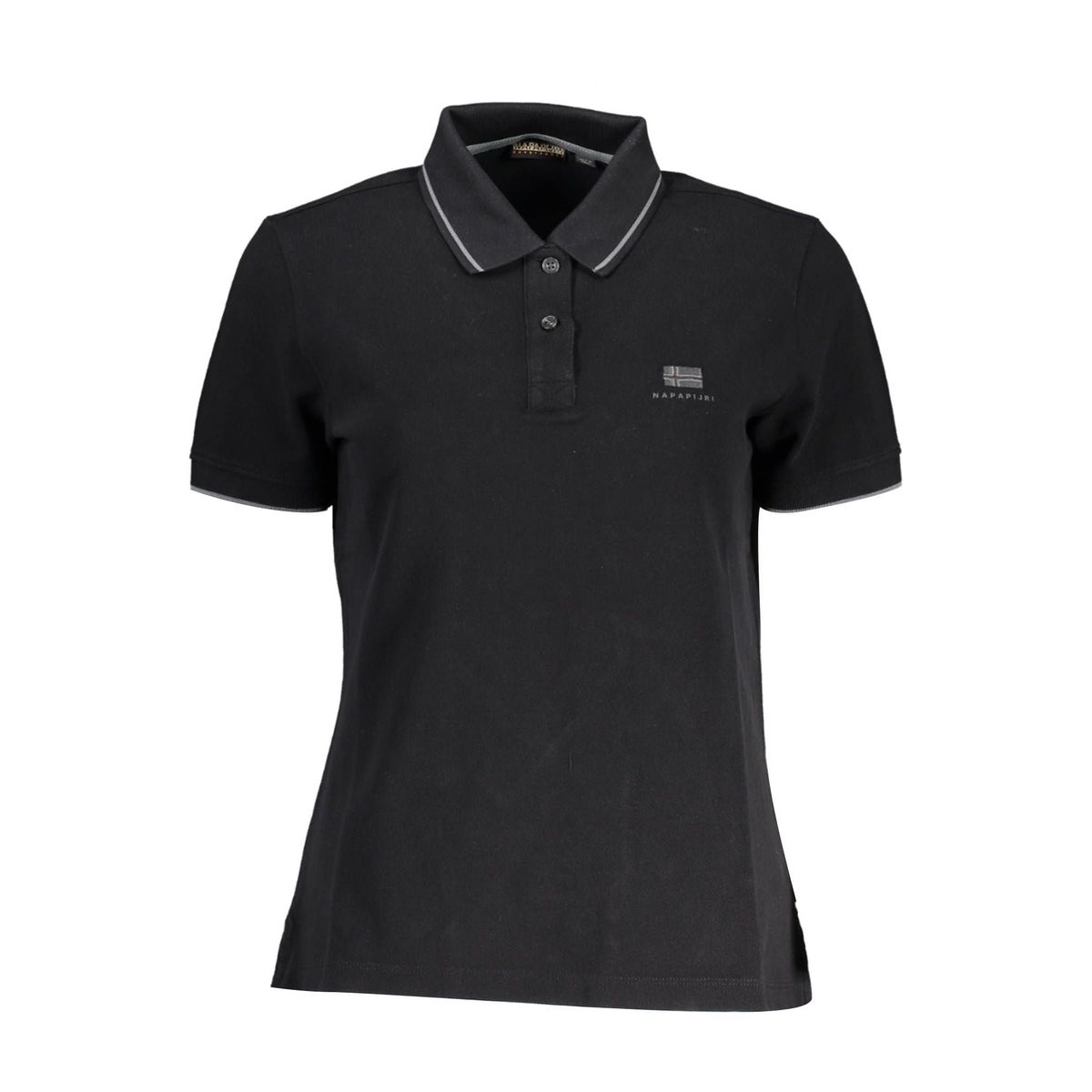 Napapijri Sort Bomuld Polo Shirt