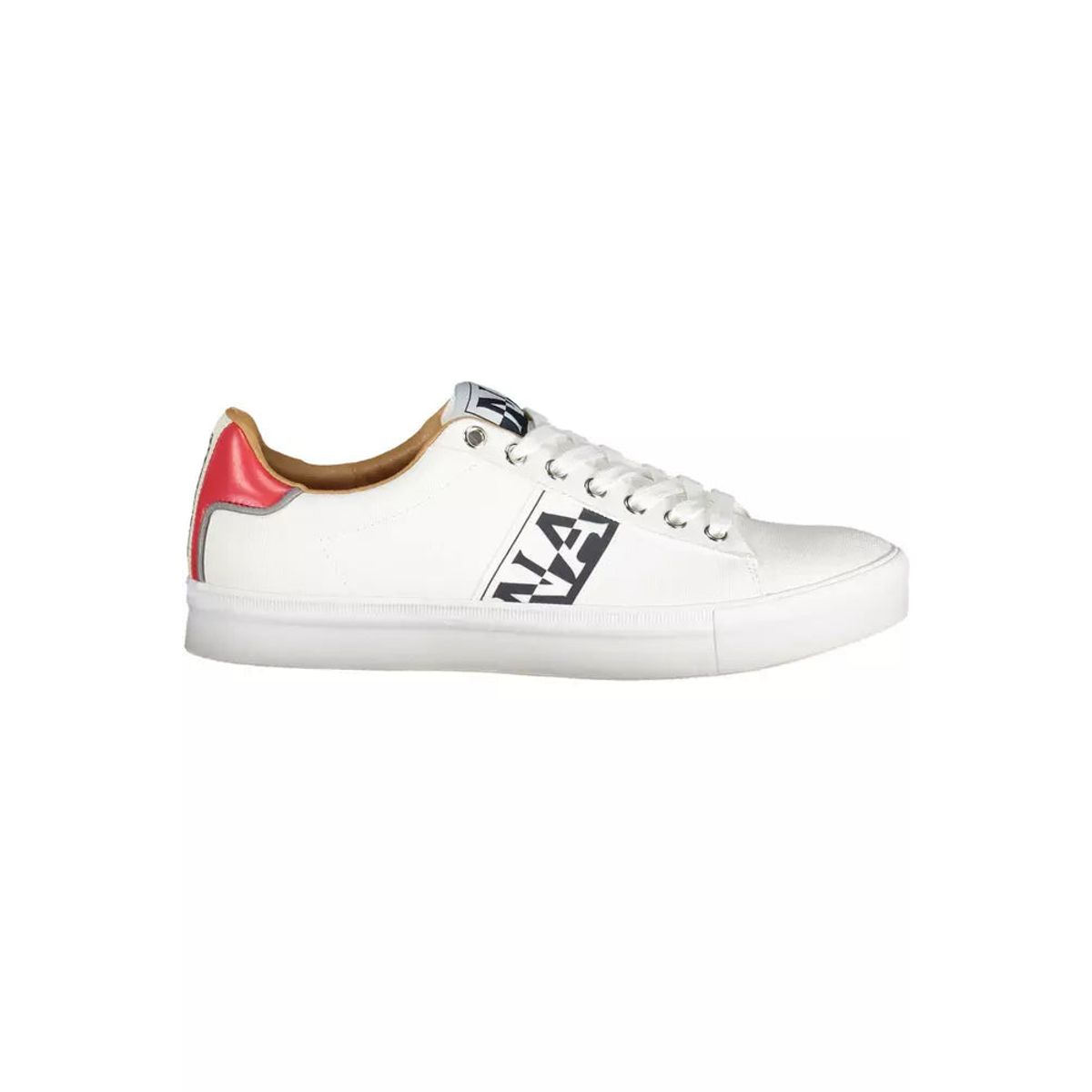 Napapijri White Polyester Mens Sneaker