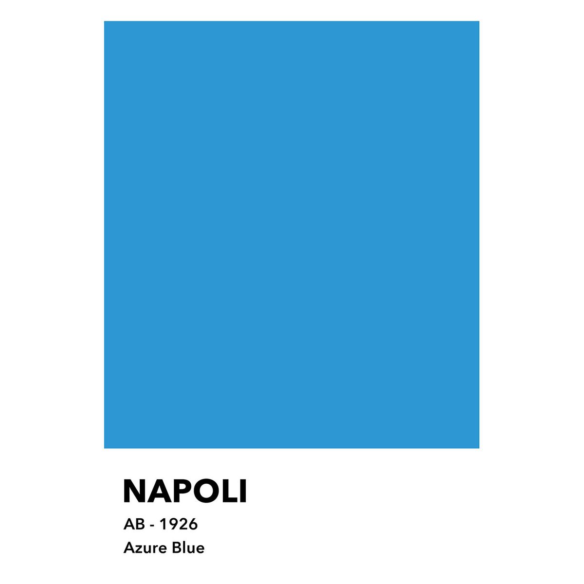 Napoli - Azure Blue af Ol? Ol?