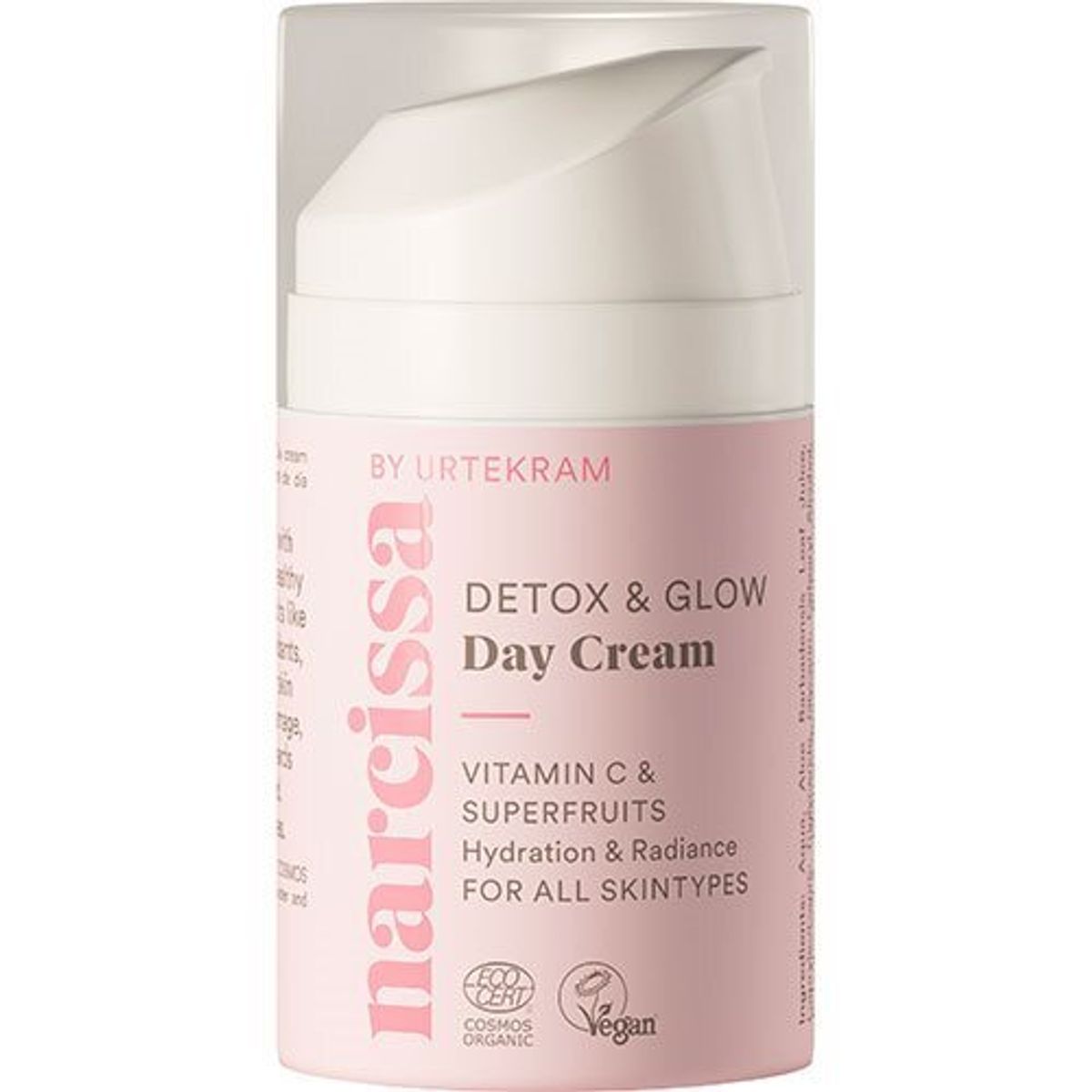 Narcissa By Urtekram Detox & Glow Day Cream, 50ml