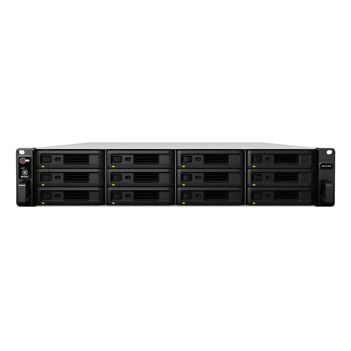 NAS-netværkslagring Synology RX1217RP Sort Grå