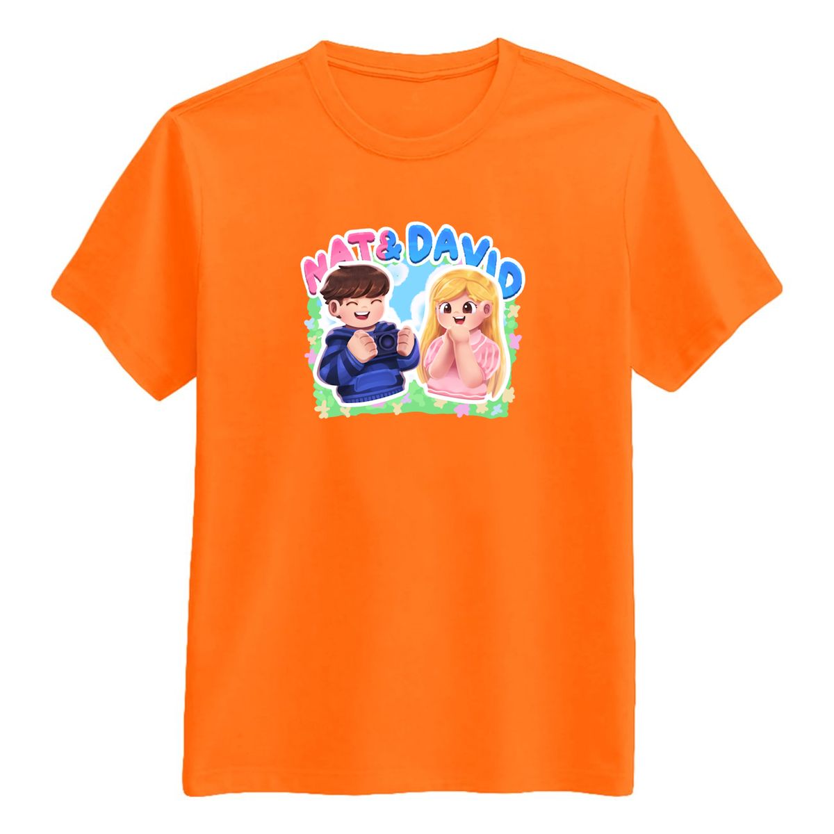 Nat&David Tee - Orange | Large