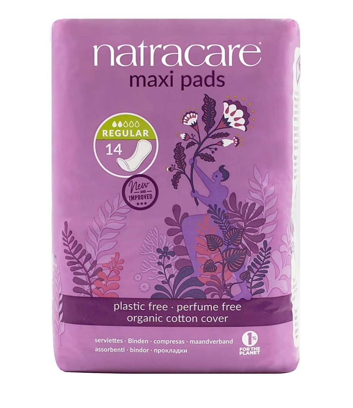 Natracare maxi bind Normal, 14 stk. - Natracare - Intimate care - Buump