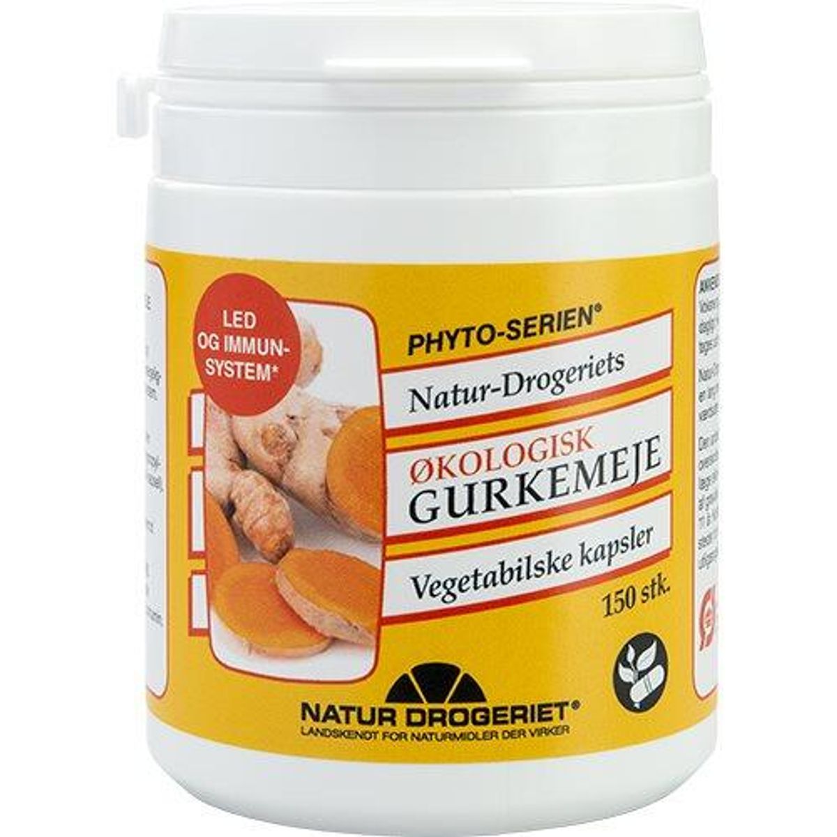 Natur-Drogeriet, Gurkemeje kapsler Ø, 150kap