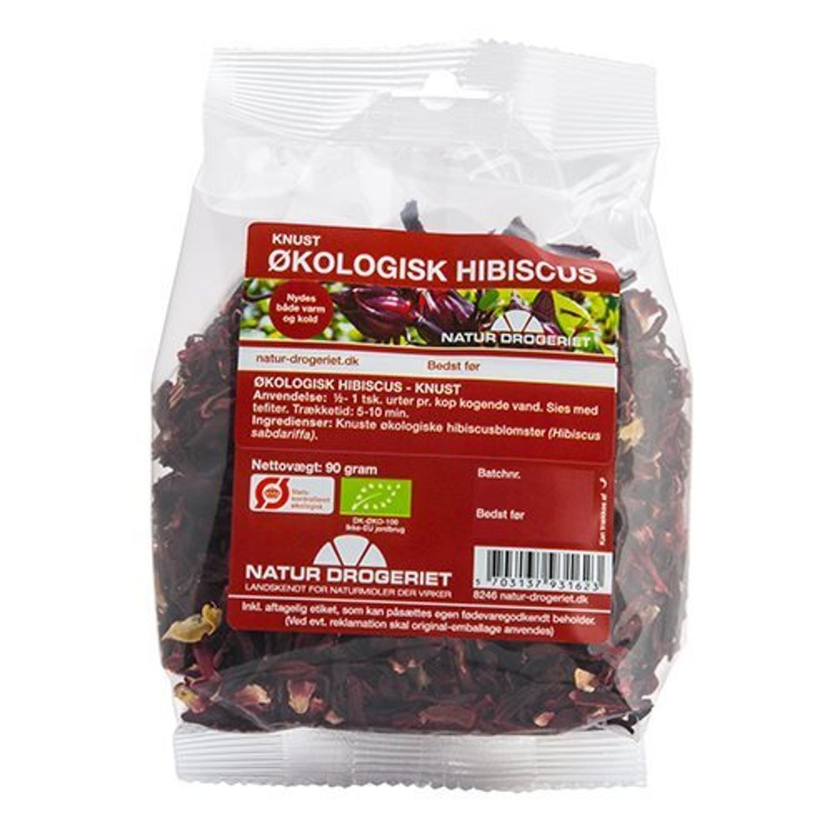 Natur-Drogeriet Hibiscus knust Ø, 90g