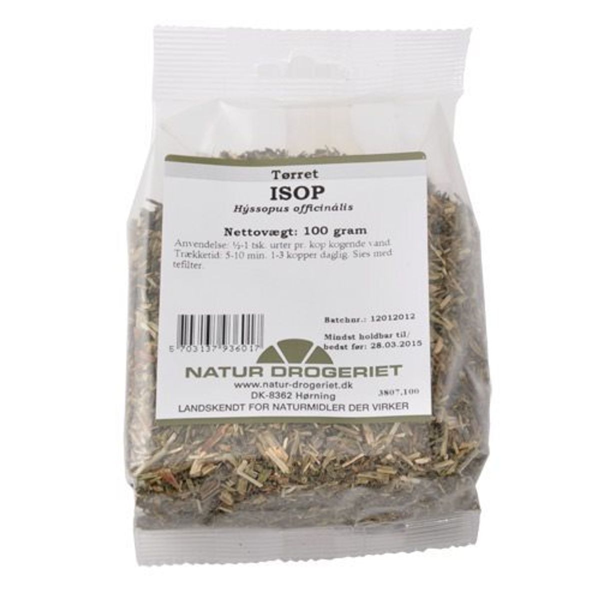 Natur-Drogeriet Isop, 100g