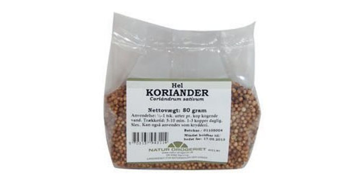 Natur-Drogeriet Koriander hel, 80g