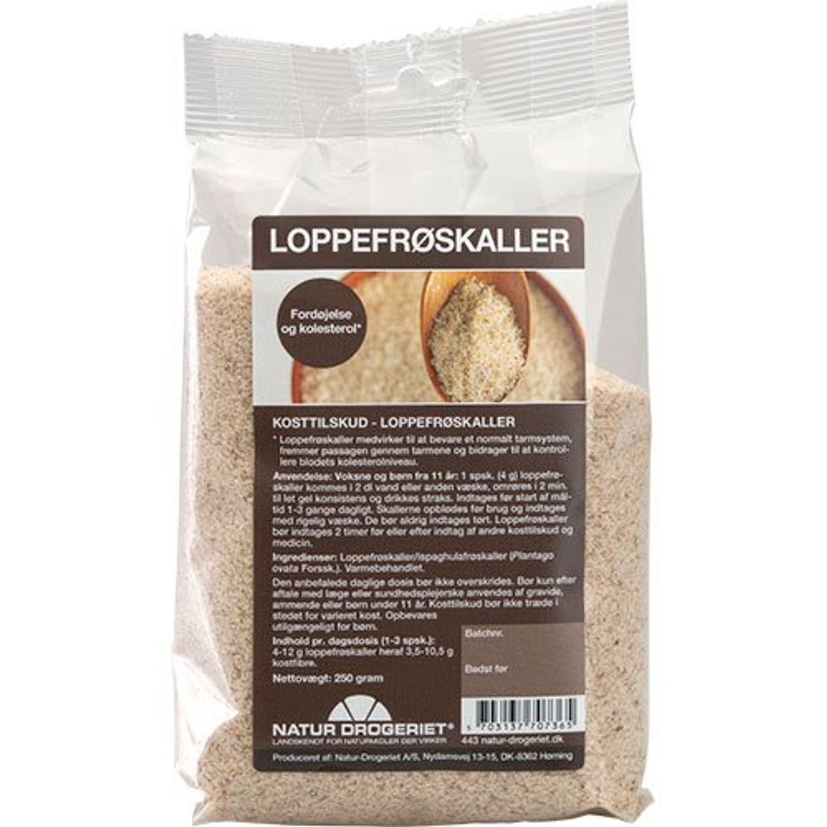 Natur-Drogeriet Loppefrøskaller, 250g