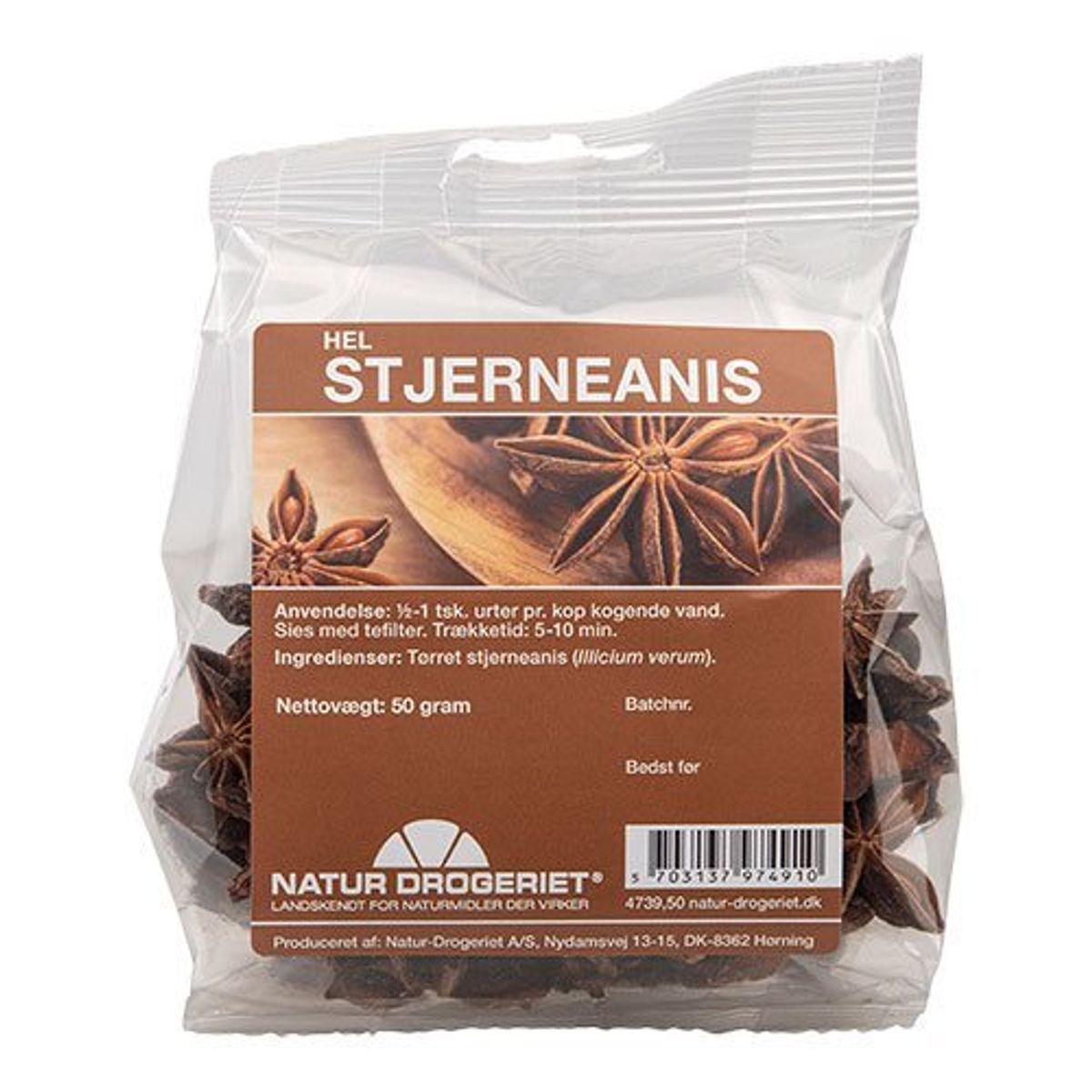 Natur-Drogeriet Stjerneanis hel, 50g