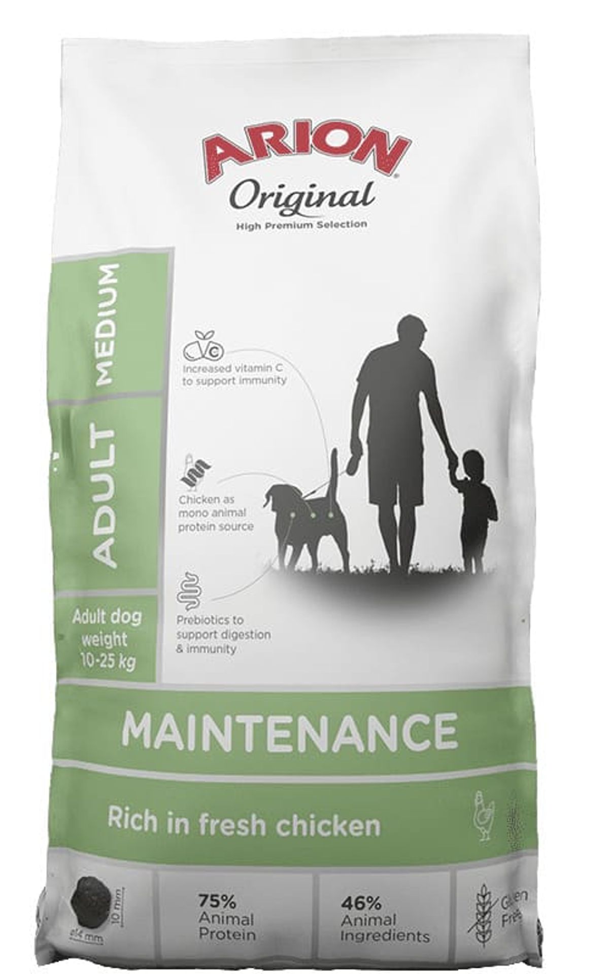 Natural Brande - Arion Adult Maintenance Medium 12kg - Hundefoder