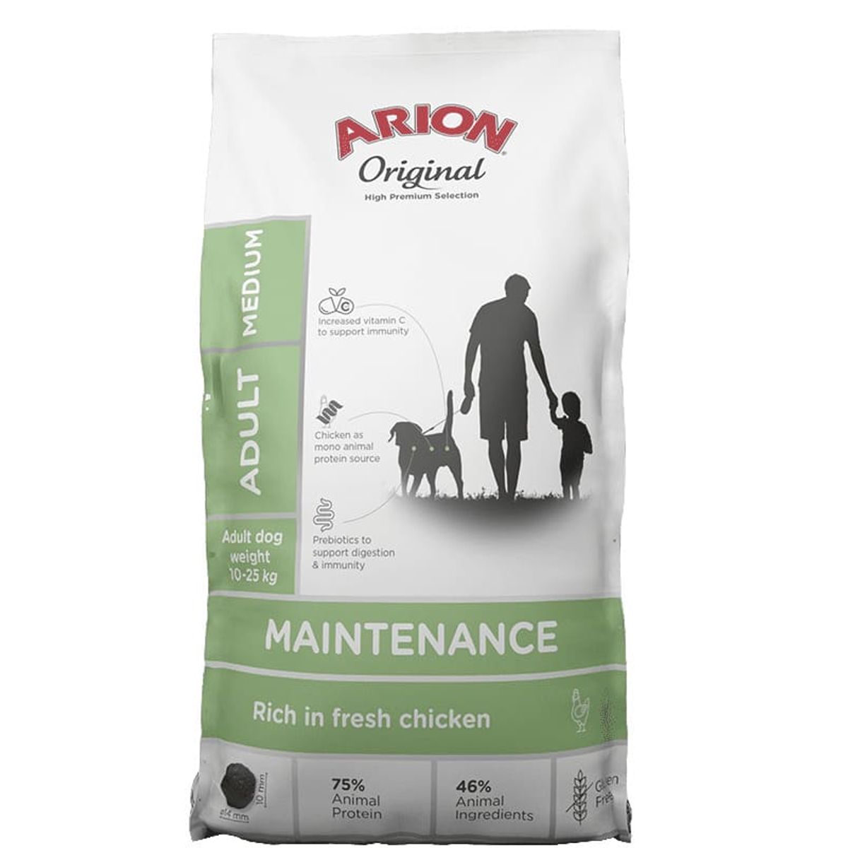 Natural Brande - Arion Adult Maintenance Medium 2kg - Hundefoder