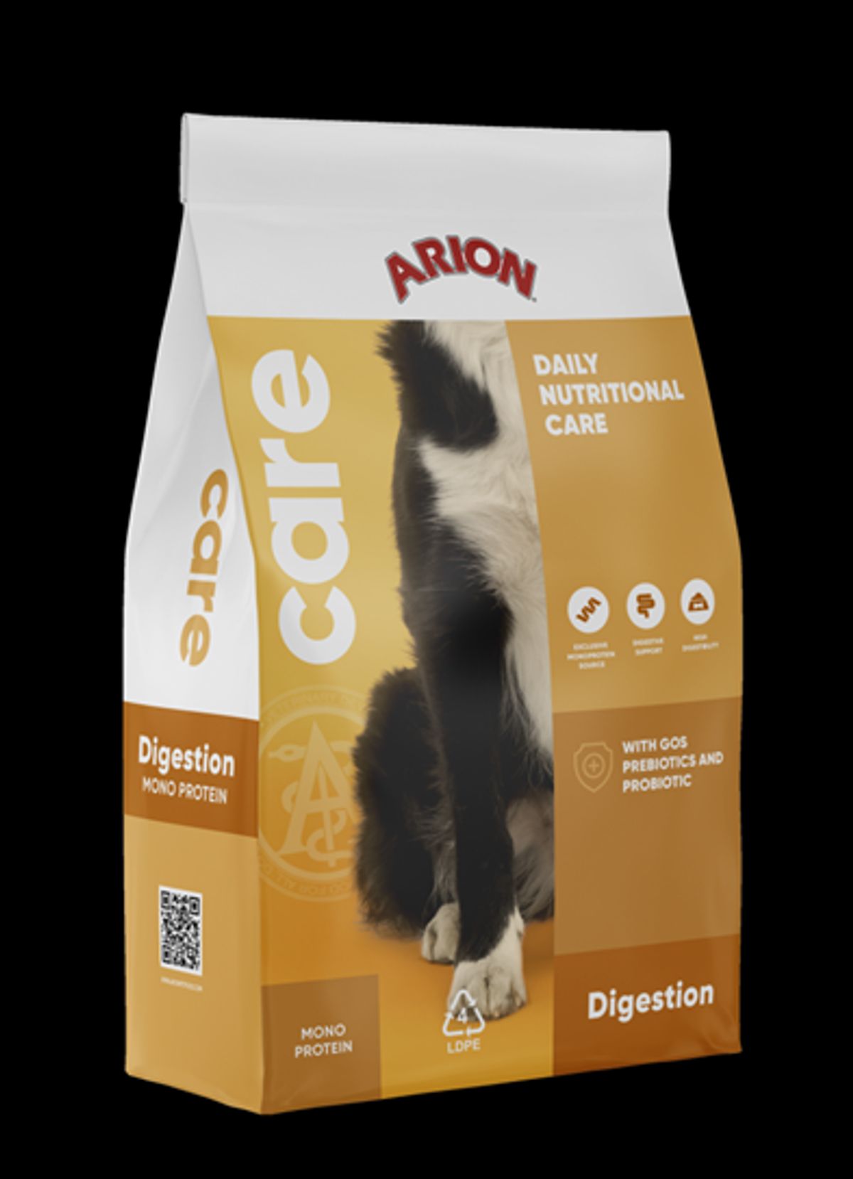 Natural Brande - Arion Care Digestion 2kg, til hunde med følsom fordøjelse - Hundefoder