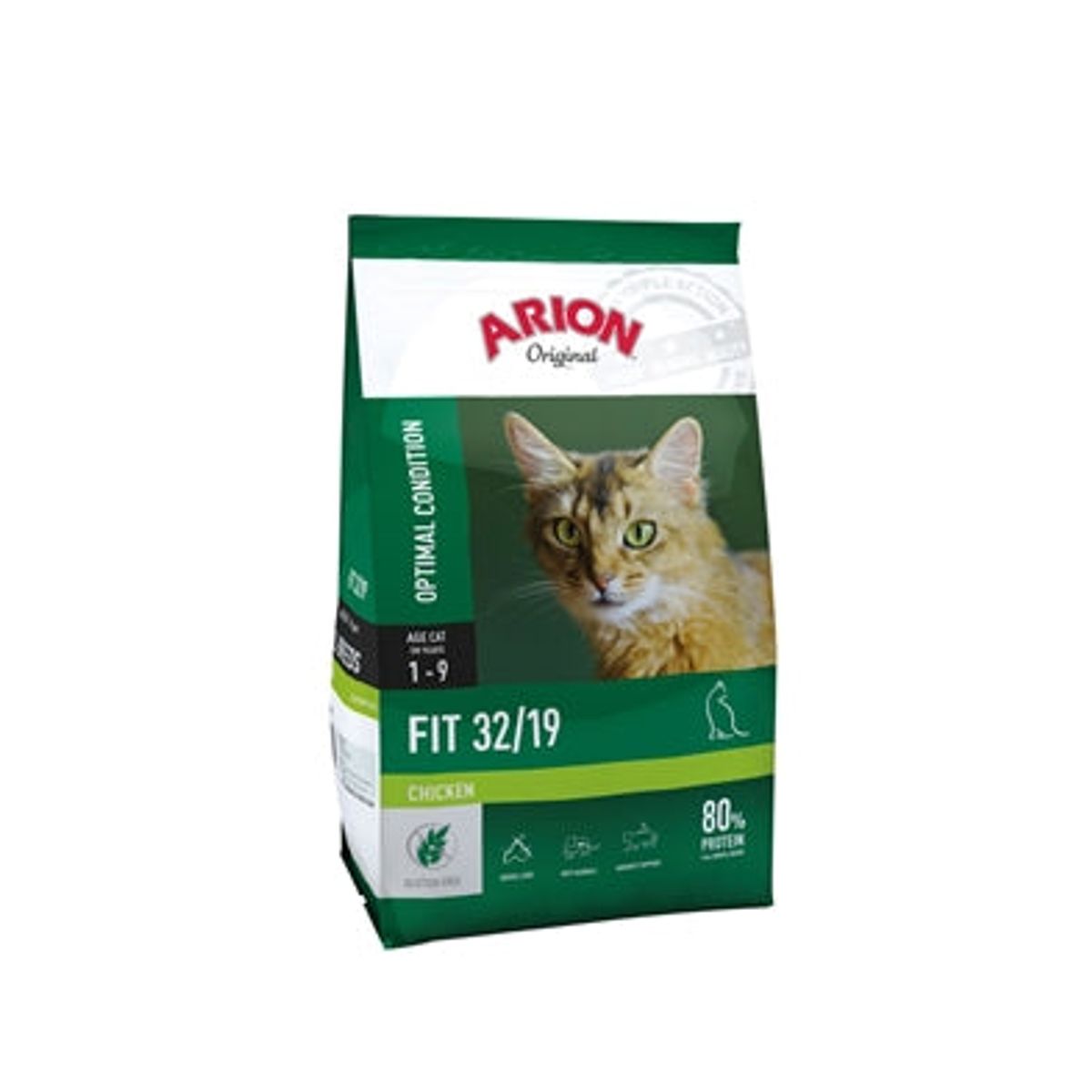 Natural Brande - Arion original fit 7,5 kg kattefoder - Kattefoder