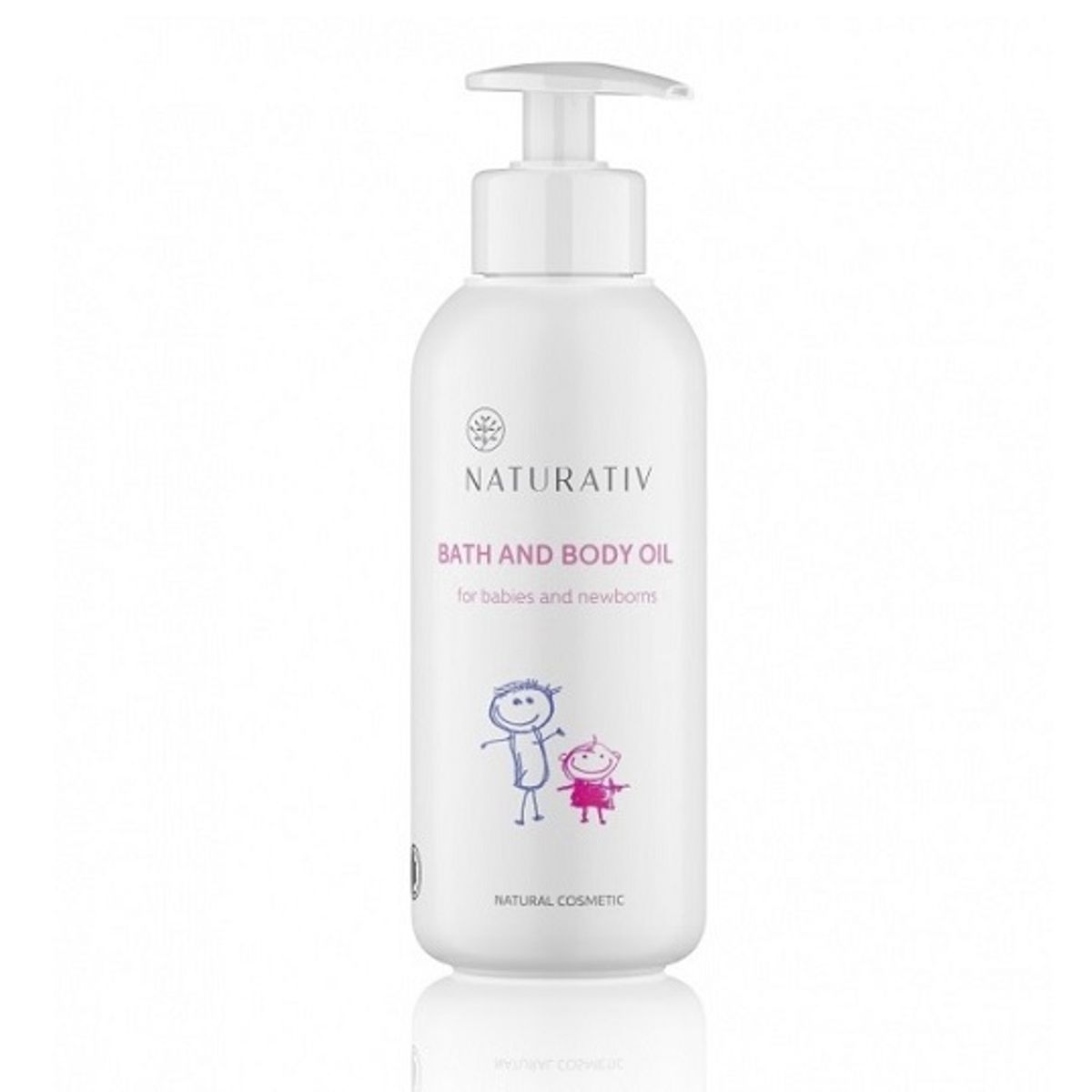 NATURATIV - Økologisk Baby Bath & Body Oil med pumpe