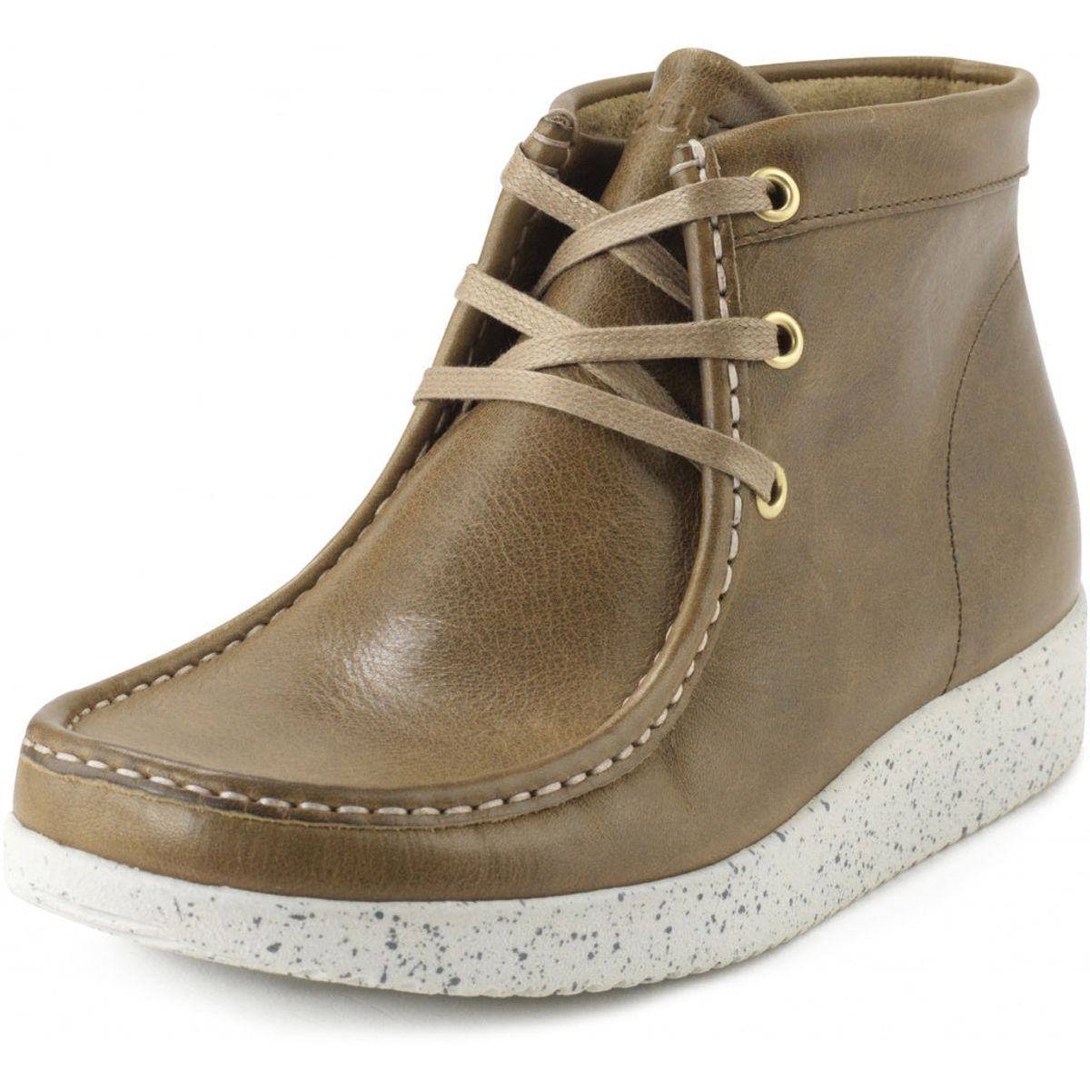 Nature Footwear, Emma Leather - Olive - 36