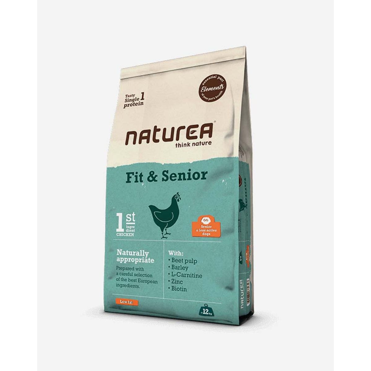 Naturea Elements Fit & Senior - 12kg med Kylling