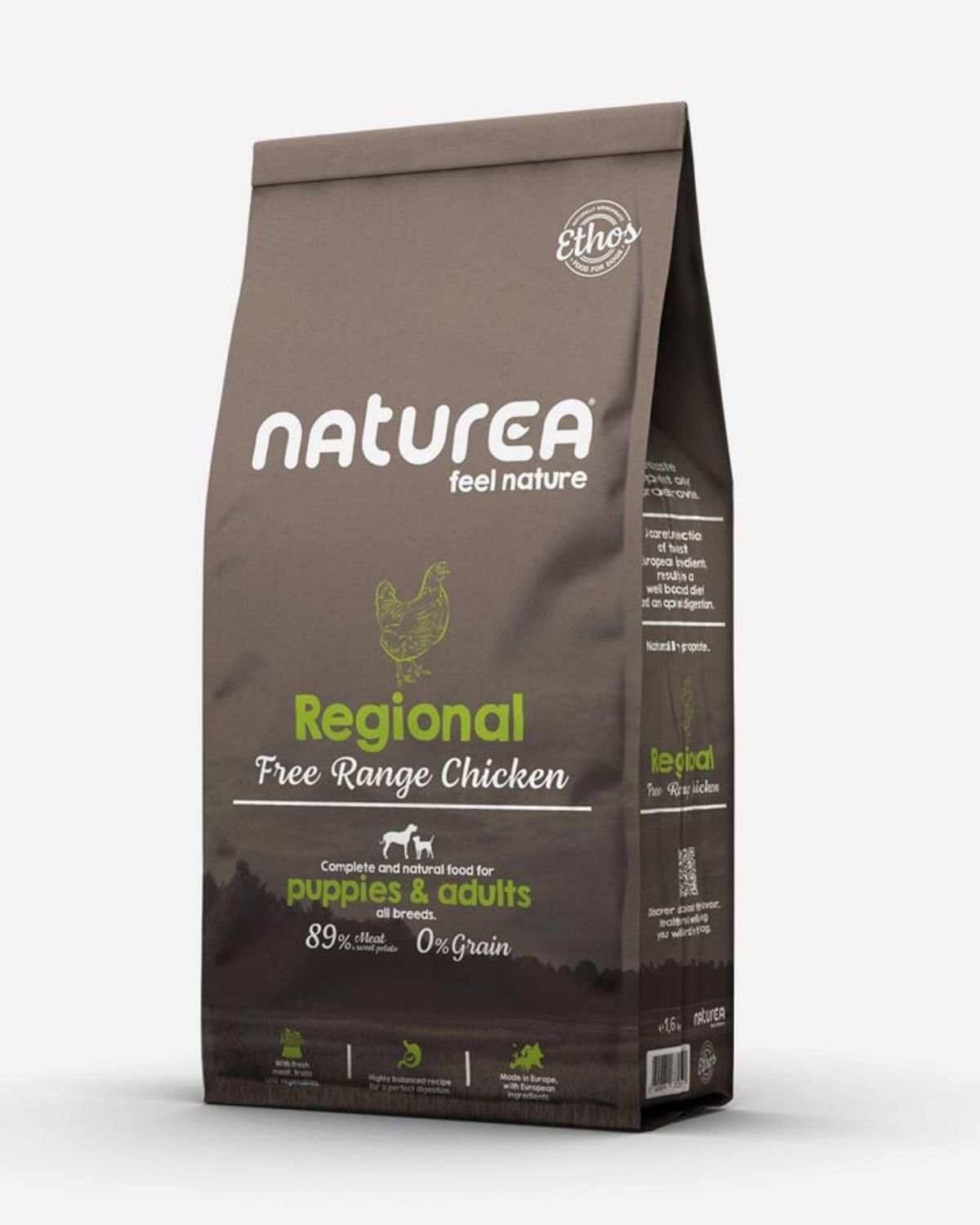 Naturea Ethos Regional - Fritgående Kylling og Kornfri - 10kg