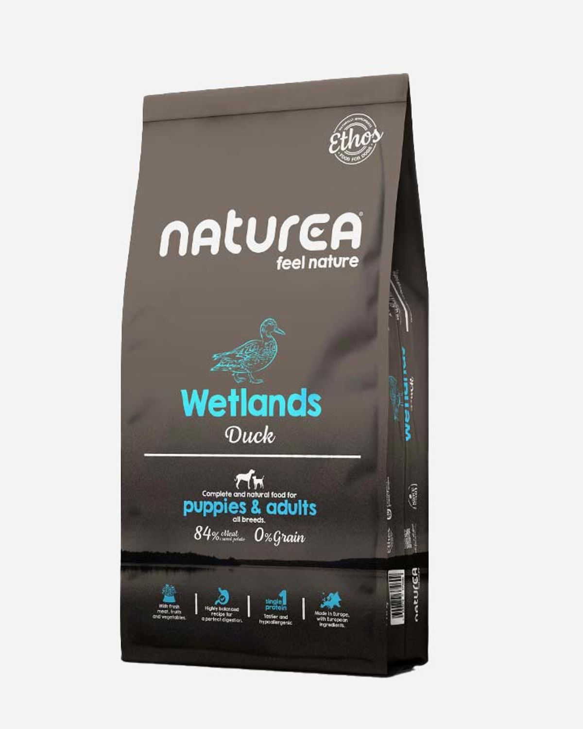 Naturea Ethos Wetlands - Fritgående And og Kornfri - 10kg