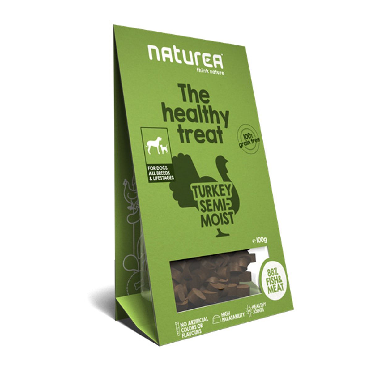 Naturea hundegodbid med kalkun 100g