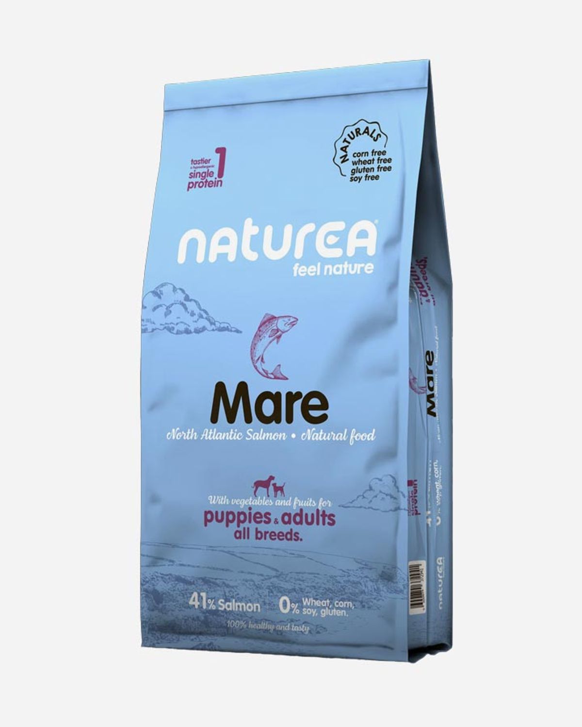 Naturea Naturals Mare Adult & Puppies - Velsmagende Laks, 12 kg