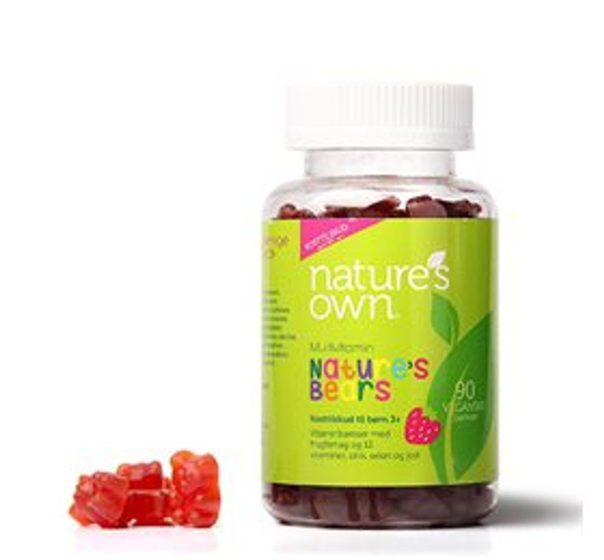 Natures Own Multivitaminer Nature's Bear 90 gum.