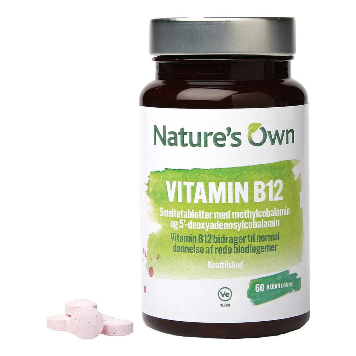 Natures Own - Nature's Own Vitamin B12 Vegan Smeltetablet - 60 Stk