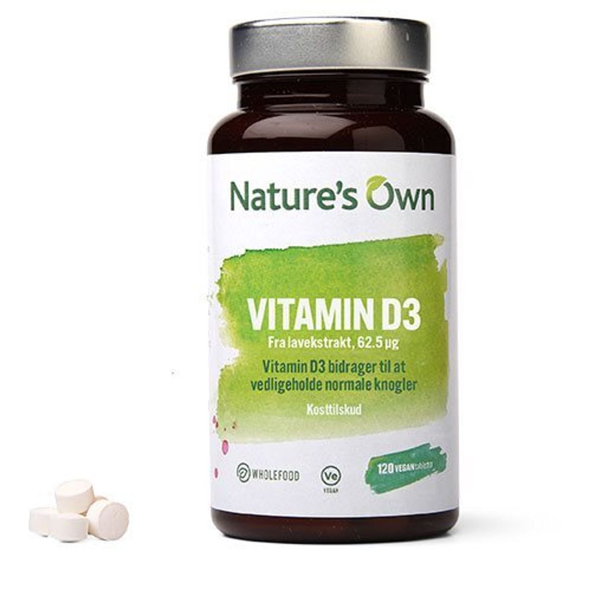 Nature´s own Vitamin D3 - 120 tabletter