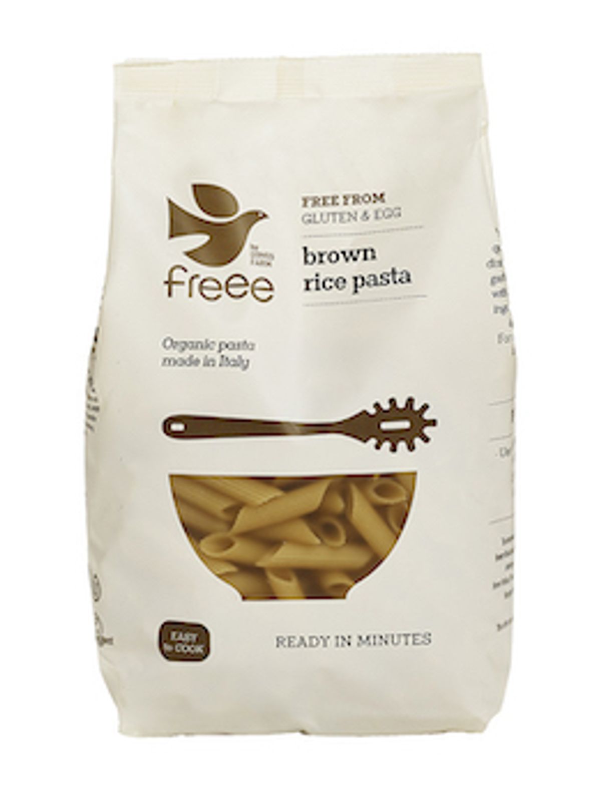 NatureSource Brun ris pasta penne gl.fri Ø &bull; 500g.