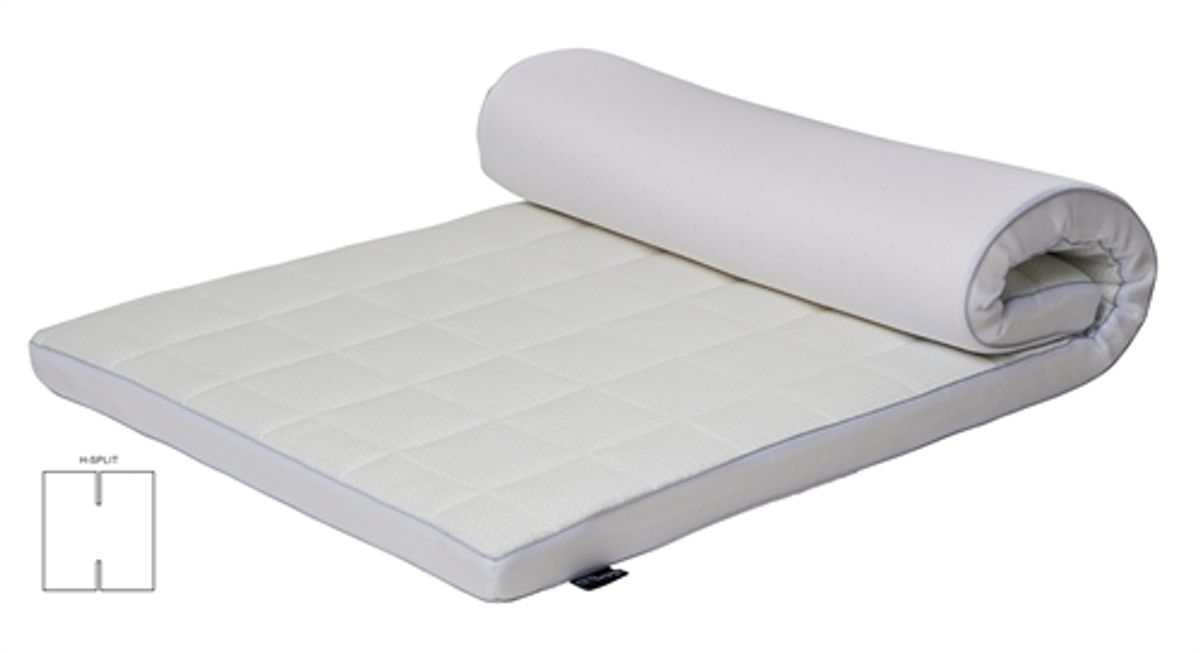 Naturlatex H-split topmadras - 180x200 cm - 7 cm høj - 100% Talalay naturlatex - Nature By Borg