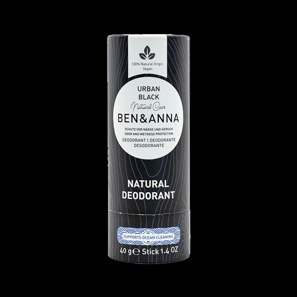 Naturlig deodorant Ben&Anna Urban Black