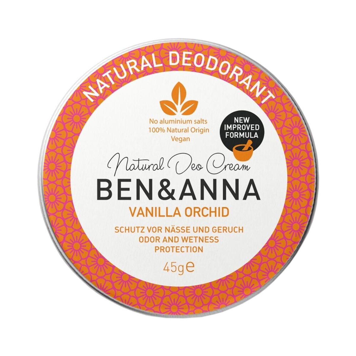 Naturlig deodorant creme Ben&Anna - Vanilla Orchid