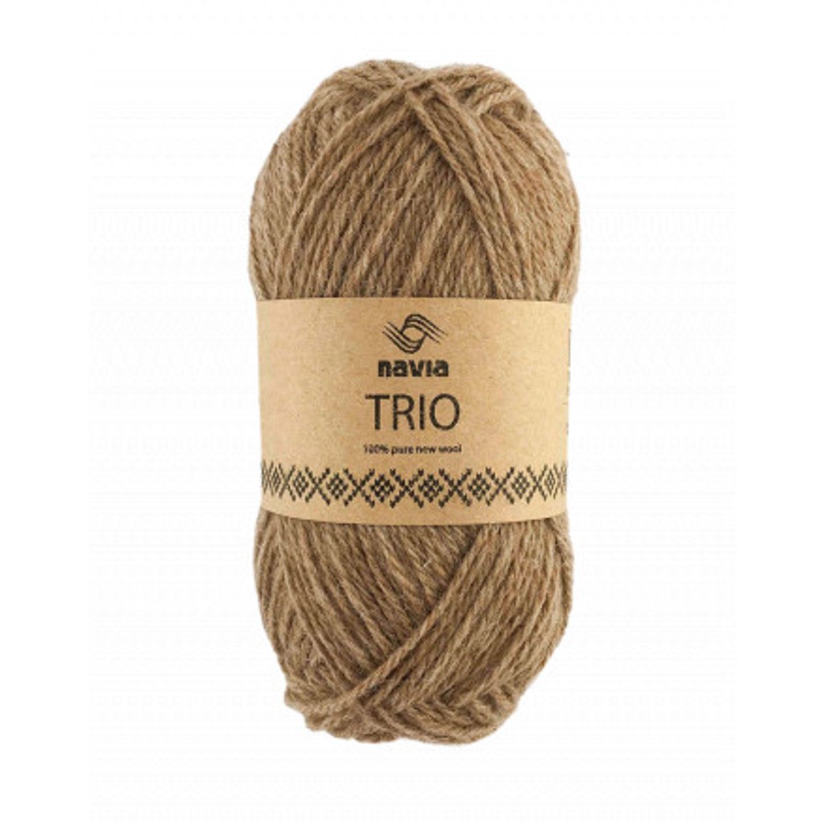 Navia Trio Garn 35 Lys Brun