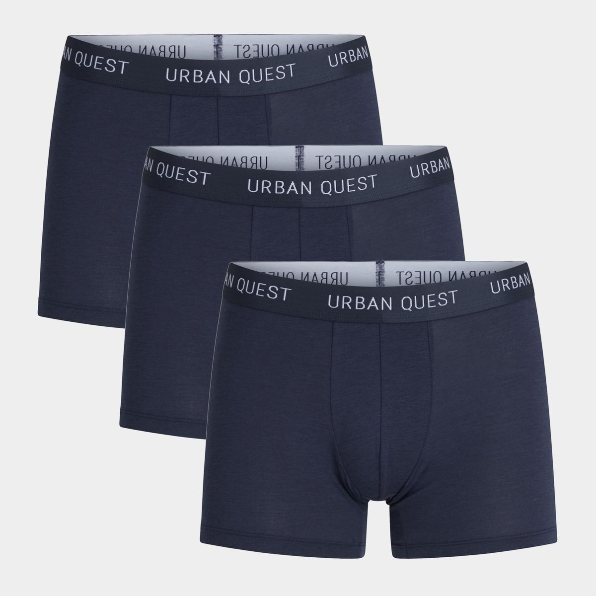 Navy bambus underbukser - 3 pak fra Urban Quest, L