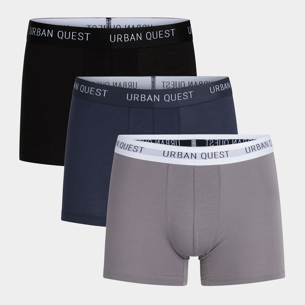 Navy bambus underbukser - 3 pak fra Urban Quest, XL