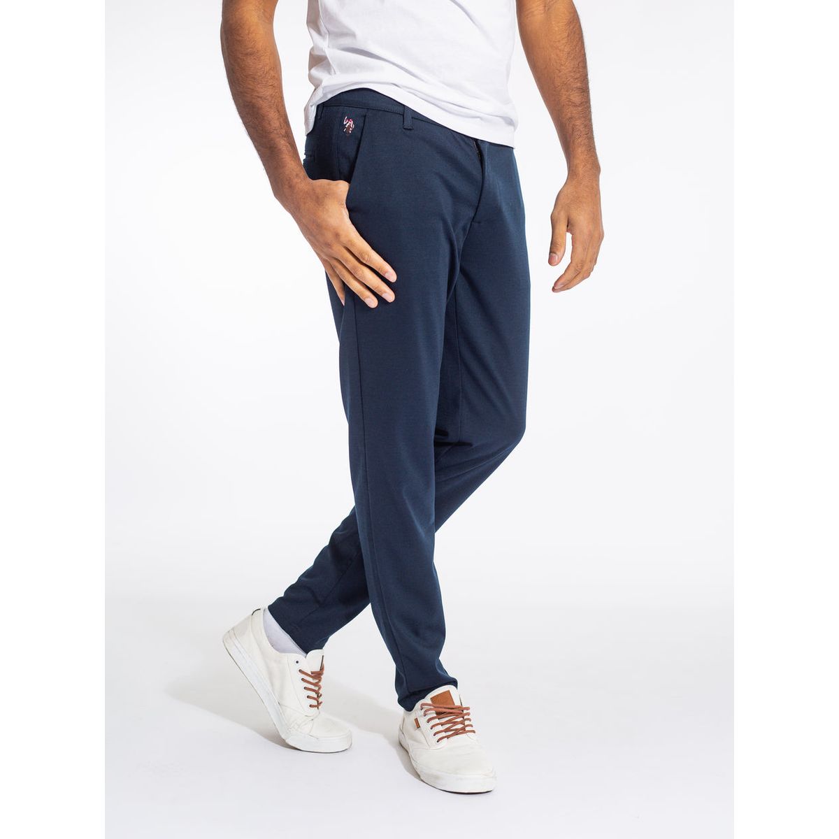 Navy Blå Performance Pants Claude Herre U.S. Polo Assn Herre 30/32