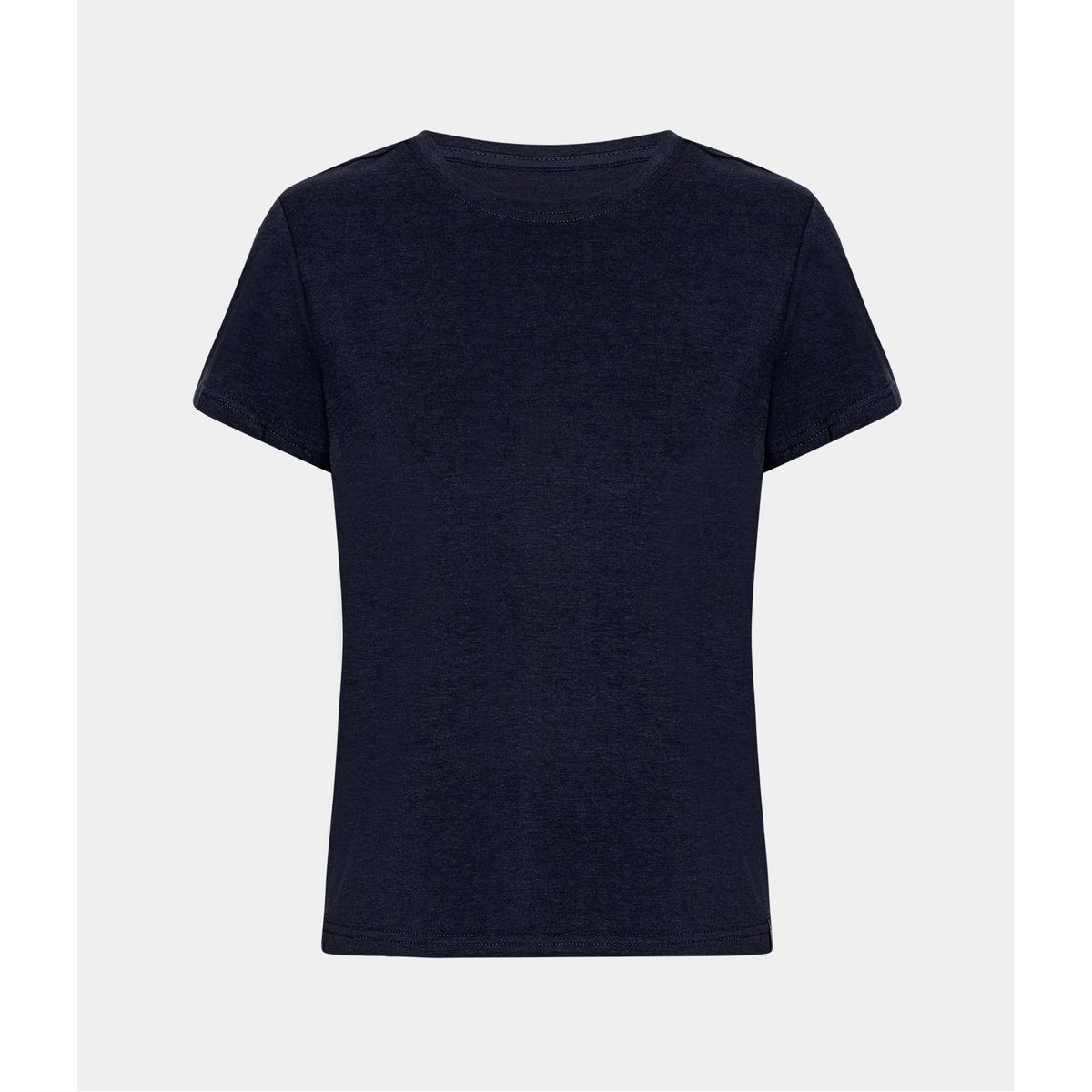 Navy kortærmet bambus T-shirt til dame fra Copenhagen Bamboo, M